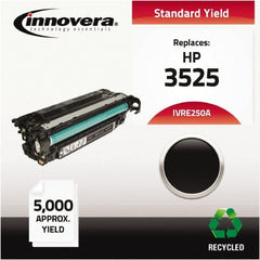 innovera - Black Toner Cartridge - Use with HP Color LaserJet CM3530 MFP, CM3530FS MFP, CP3525DN, CP3525N, CP3525X - Exact Tooling