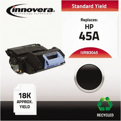 innovera - Black Toner Cartridge - Use with HP LaserJet 4345 MFP, 4345X MFP, 4345XM MFP, 4345XS MFP, M4345 MFP, M4345X, M4345XM, M4345XS - Exact Tooling