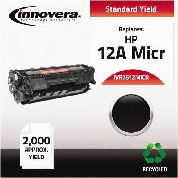 innovera - Black MICR Toner - Use with HP LaserJet 1010, 1012, 1015, 1020, 1022 - Exact Tooling