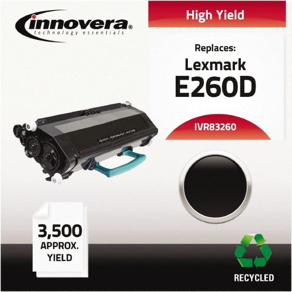 innovera - Black Toner Cartridge - Use with Lexmark E260D, E260DN, E360D, E360DN, E460DN, E460DW, E462DTN - Exact Tooling
