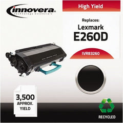 innovera - Black Toner Cartridge - Use with Lexmark E260D, E260DN, E360D, E360DN, E460DN, E460DW, E462DTN - Exact Tooling