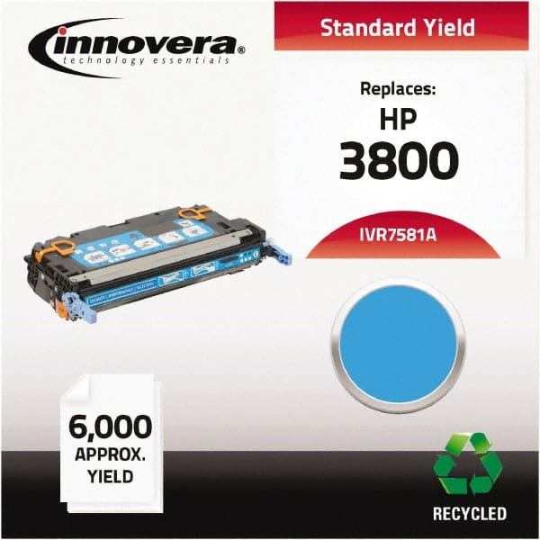 innovera - Cyan Toner Cartridge - Use with HP Color LaserJet 3800, CP3505 - Exact Tooling