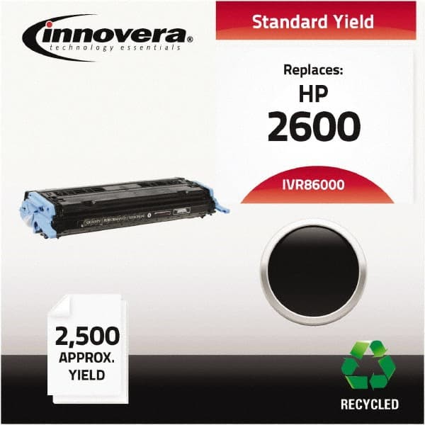 innovera - Black Toner Cartridge - Use with HP Color LaserJet 1600, 2600, CM1015 MFP, CM1017 MFP - Exact Tooling