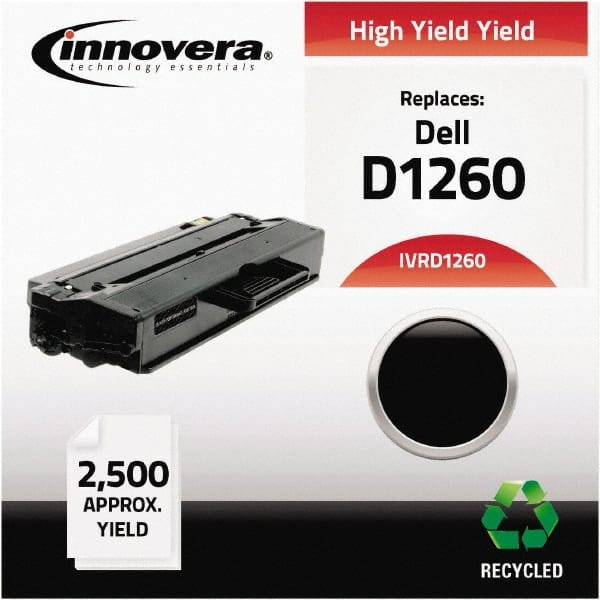 innovera - Black Toner Cartridge - Use with Dell B1260DN, B1265DNF, B1265DFW - Exact Tooling