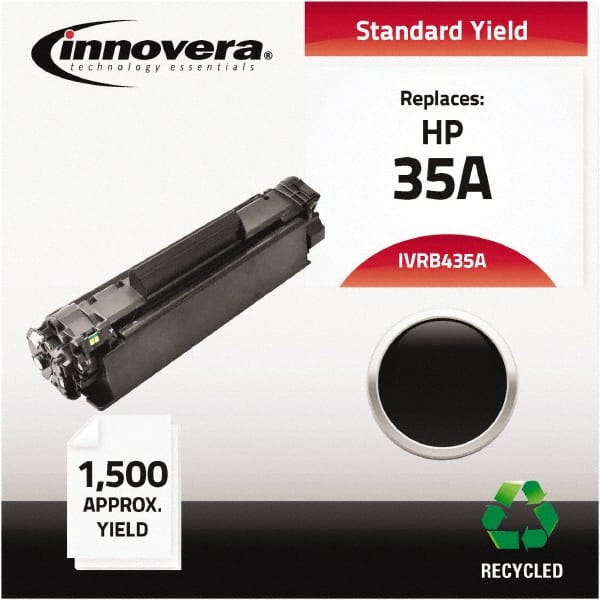 innovera - Black Toner Cartridge - Use with HP LaserJet P1002, P1003, P1004, P1005, P1006 - Exact Tooling