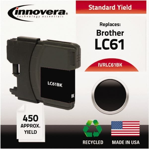 innovera - Black Inkjet Printer Cartridge - Use with Brother DCP-165C, 385C, 585CW, MFC-290C, 490CW, 5490CW, 6490CW, 790CW, 990CW - Exact Tooling