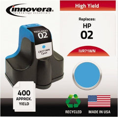 innovera - Cyan Inkjet Printer Cartridge - Use with HP Photosmart C5180, C6180, C7180, D6160, D7145, D7155, D7160, D7345, D7355, D7360, 3110, 3210, 3310, 8250 - Exact Tooling