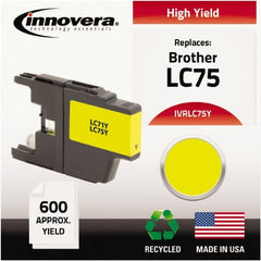 innovera - Yellow Inkjet Printer Cartridge - Use with Brother MFC-J6510DW, MFC-J6710DW, MFC-J6910DW, MFC-J825DW, MFC-J835DW - Exact Tooling