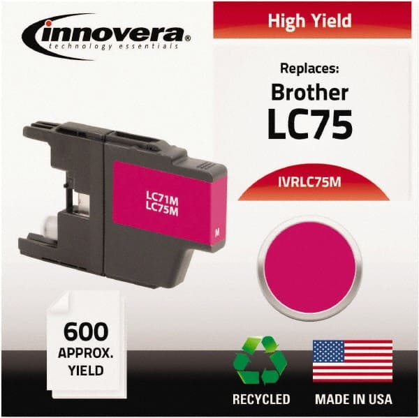 innovera - Magenta Inkjet Printer Cartridge - Use with Brother MFC-J6510DW, MFC-J6710DW, MFC-J6910DW, MFC-J825DW, MFC-J835DW - Exact Tooling