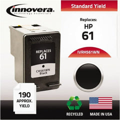 innovera - Black Inkjet Printer Cartridge - Use with HP Deskjet 1000, 1050, 1055, 2050, 3000, 3050, 3050A, 3052A, 3054A - Exact Tooling