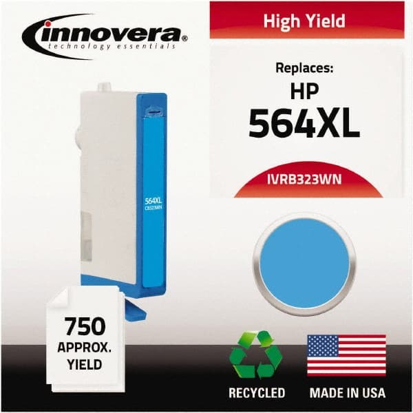 innovera - Remanufactured High-Yield CB323WN (564XL) Ink, 750 Page-Yield, Cyan - Exact Tooling