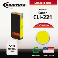 innovera - Yellow Inkjet Printer Cartridge - Use with Canon PIXMA iP3600, iP4600, iP4700, MP560, MP620, MP640, MP980, MP990, MX860, MX870 - Exact Tooling