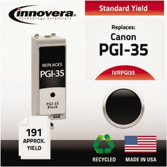 innovera - Black Inkjet Printer Cartridge - Use with Canon PIXMA iP100 - Exact Tooling