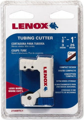 Lenox - 1/8" to 1" Pipe Capacity, Tube Cutter - Cuts Copper - Exact Tooling