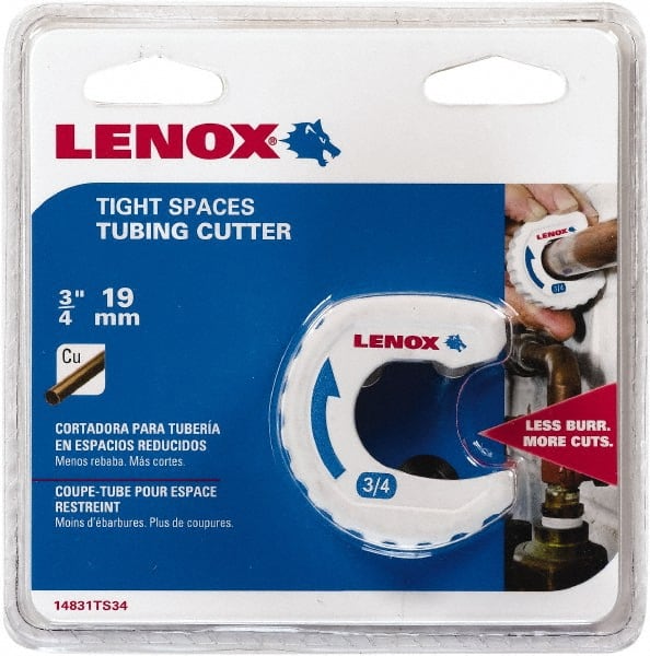 Lenox - 3/4" Pipe Capacity, Tube Cutter - Cuts Copper - Exact Tooling