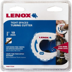 Lenox - 3/4" Pipe Capacity, Tube Cutter - Cuts Copper - Exact Tooling