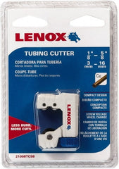 Lenox - 1/8" to 5/8" Pipe Capacity, Tube Cutter - Cuts Copper - Exact Tooling