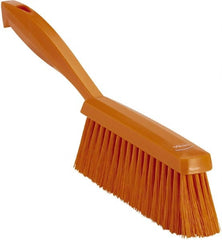 Vikan - 14" OAL, Polyester Staple Set Bench Brush - 2" Bristle Length, 6-3/8" Long Head, Orange - Exact Tooling