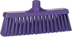 Vikan - 5-5/8" OAL Polyester Bristle Lobby Broom - 3" Bristle Length, 11" Wide - Exact Tooling
