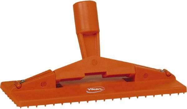 Vikan - 9" Long x 3-3/4" Wide Scouring Pad Holder - Orange - Exact Tooling