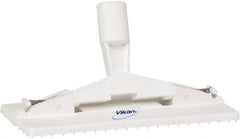 Vikan - 9" Long x 3-3/4" Wide Scouring Pad Holder - White - Exact Tooling