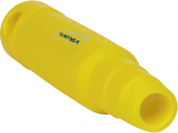 Vikan - 6-1/2 x 1-5/32" Polypropylene Squeegee Handle - European Threaded Connection, Yellow - Exact Tooling