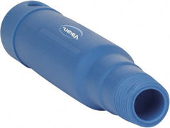 Vikan - 6-1/2 x 1-5/32" Polypropylene Squeegee Handle - European Threaded Connection, Blue - Exact Tooling