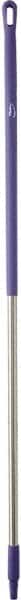 Vikan - 59 x 1-1/4" Aluminum Squeegee Handle - European Threaded Connection, Purple - Exact Tooling