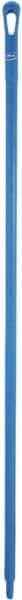 Vikan - 59 x 1-1/4" Polypropylene Squeegee Handle - European Threaded Connection, Blue - Exact Tooling