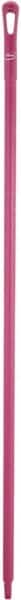 Vikan - 59 x 1-1/4" Polypropylene Squeegee Handle - European Threaded Connection, Pink - Exact Tooling
