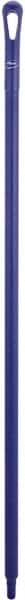 Vikan - 51 x 1-1/4" Polypropylene Squeegee Handle - European Threaded Connection, Purple - Exact Tooling