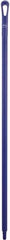 Vikan - 51 x 1-1/4" Polypropylene Squeegee Handle - European Threaded Connection, Purple - Exact Tooling