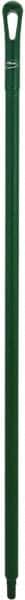 Vikan - 51 x 1-1/4" Polypropylene Squeegee Handle - European Threaded Connection, Green - Exact Tooling