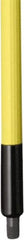 Remco - 187 x 1-1/4" Fiberglass Squeegee Handle - European Threaded Connection, Yellow, Telescoping - Exact Tooling