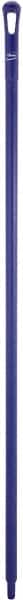 Vikan - 59 x 1-1/4" Polypropylene Squeegee Handle - European Threaded Connection, Purple - Exact Tooling