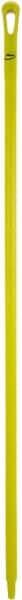 Vikan - 59 x 1-1/4" Polypropylene Squeegee Handle - European Threaded Connection, Yellow - Exact Tooling