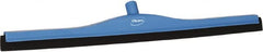 Vikan - 28" Foam Rubber Blade Bench Squeegee - Double Edge, Blue, Plastic Holder - Exact Tooling