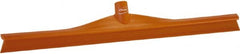 Vikan - 23.62" Rubber Blade Floor Squeegee - Single Edge, Orange, Plastic Holder - Exact Tooling