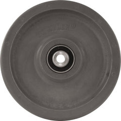 Caster Connection - 8 Inch Diameter x 2 Inch Wide, High Grade Nylon Caster Wheel - 2,000 Lb. Capacity, 2.2 Inch Hub Length, 1/2 Inch Axle Diameter, Sealed Precision Ball Bearing - Exact Tooling
