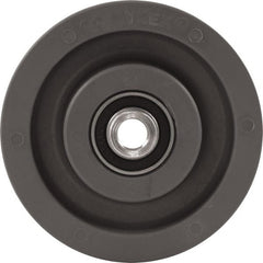 Caster Connection - 5 Inch Diameter x 2 Inch Wide, High Grade Nylon Caster Wheel - 1,200 Lb. Capacity, 2.2 Inch Hub Length, 1/2 Inch Axle Diameter, Sealed Precision Ball Bearing - Exact Tooling
