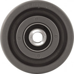 Caster Connection - 4 Inch Diameter x 2 Inch Wide, High Grade Nylon Caster Wheel - 1,000 Lb. Capacity, 2.2 Inch Hub Length, 1/2 Inch Axle Diameter, Sealed Precision Ball Bearing - Exact Tooling
