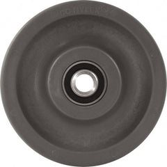 Caster Connection - 6 Inch Diameter x 2 Inch Wide, High Grade Nylon Caster Wheel - 1,500 Lb. Capacity, 2.2 Inch Hub Length, 1/2 Inch Axle Diameter, Sealed Precision Ball Bearing - Exact Tooling