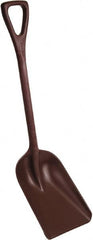 Remco - 14-1/2" High Square Plastic Shovel - 24-5/8" Long D-Grip Handle - Exact Tooling