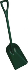 Remco - 14-1/2" High Square Plastic Shovel - 24-5/8" Long D-Grip Handle - Exact Tooling