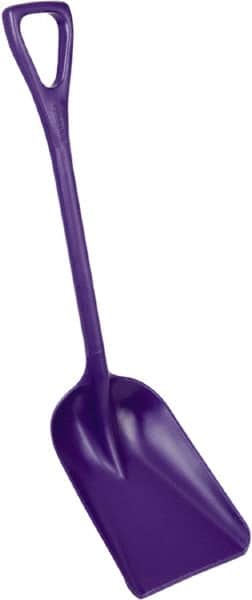 Remco - 14-1/2" High Square Plastic Shovel - 24-5/8" Long D-Grip Handle - Exact Tooling