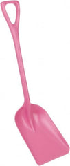 Remco - 14-1/2" High Square Plastic Shovel - 24-5/8" Long D-Grip Handle - Exact Tooling