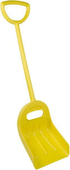 Remco - 18-1/2" High Square Plastic Shovel - 29-1/4" Long D-Grip Handle - Exact Tooling