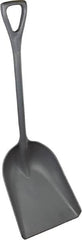 Remco - 17" High Square Plastic Shovel - 26-7/8" Long D-Grip Handle - Exact Tooling