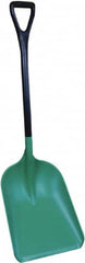 Remco - 18-5/8" High Square Plastic Shovel - 29" Long D-Grip Handle - Exact Tooling