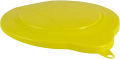 Vikan - 1.5 Gal Polypropylene Pail Lid - Yellow, For Use with 5693 - Exact Tooling